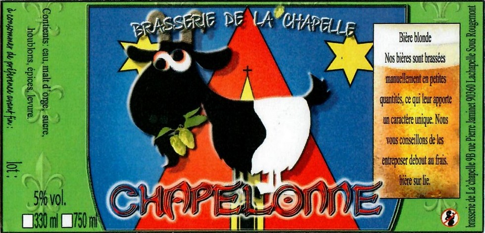 Etiquette BRASSERIE DE LA CHAPELLE 01
