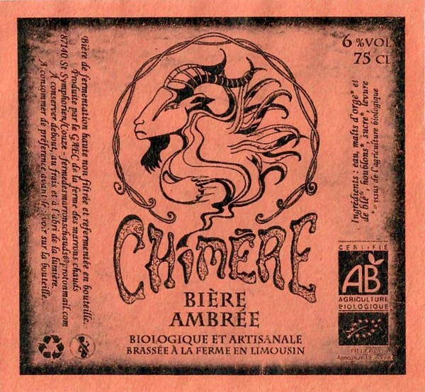 Etiquette BRASSERIE DE LA FERME DES MARRONS CHAUDS 12