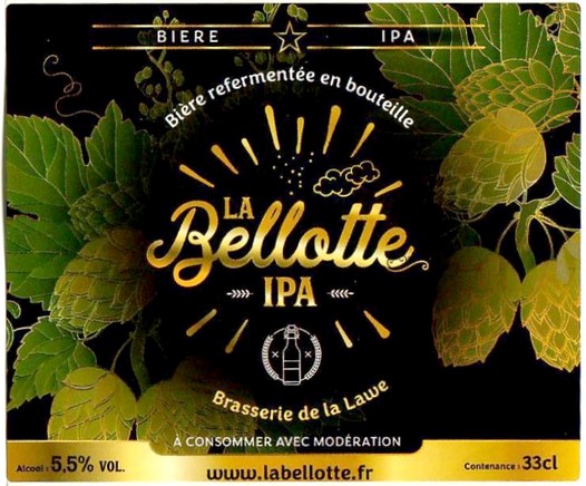 Etiquette BRASSERIE DE LA LAWE 12