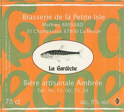Etiquette BRASSERIE DE LA PETITE ISLE 05