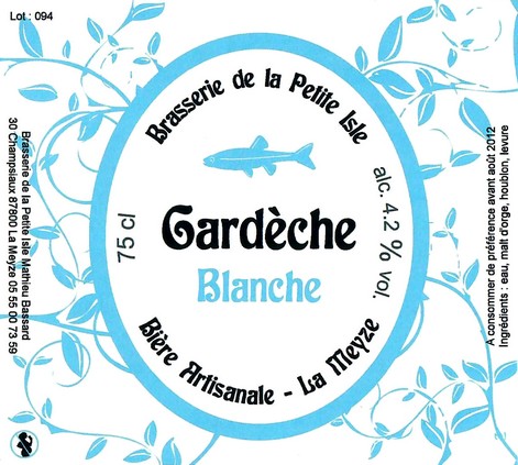 Etiquette BRASSERIE DE LA PETITE ISLE 14