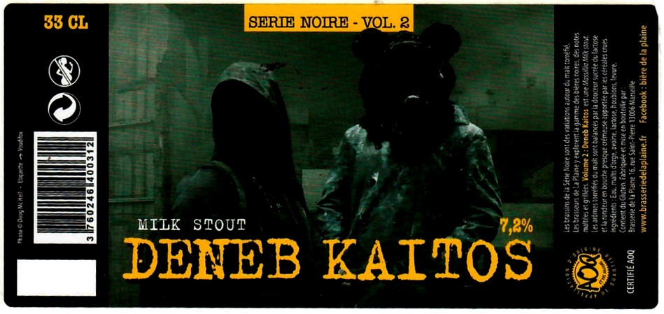 etiquette BRASSERIE DE LA PLAINE 40