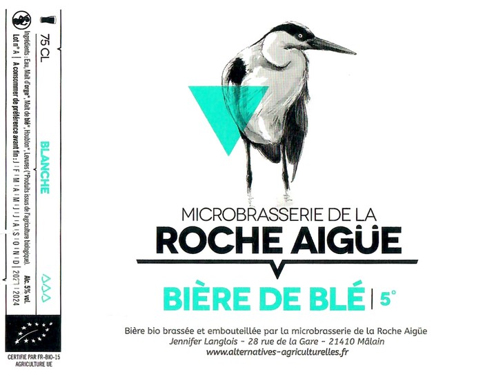 Etiquette BRASSERIE DE LA ROCHE AIGUE 09