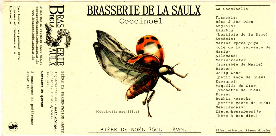 etiquette BRASSERIE DE LA SAULX 02