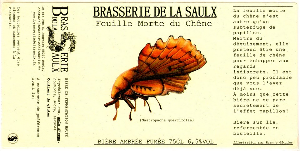 etiquette BRASSERIE DE LA SAULX 05