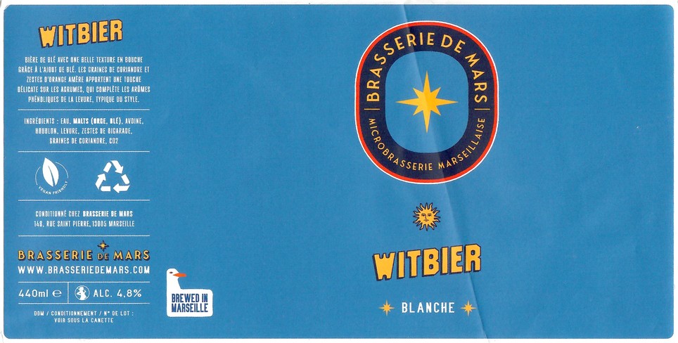 Etiquette BRASSERIE DE MARS 02