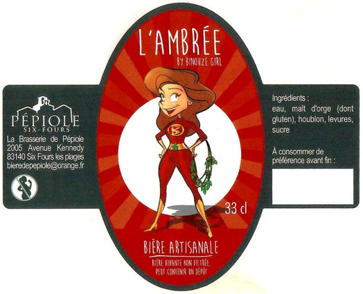 Etiquette BRASSERIE DE PEPIOLE 06