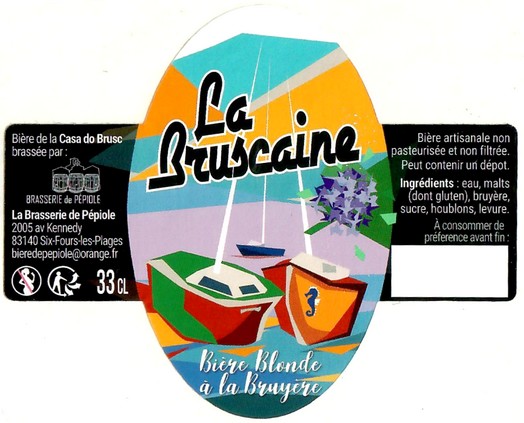 Etiquette BRASSERIE DE PEPIOLE 11