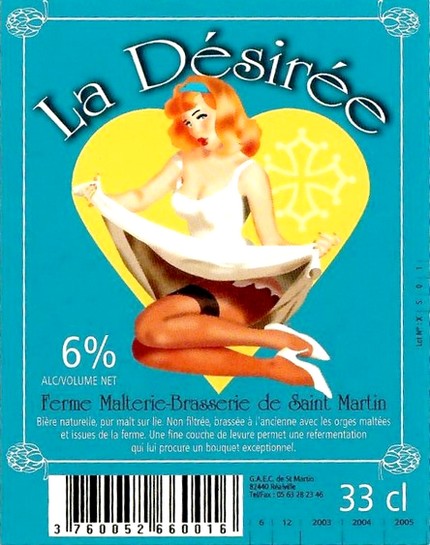 Etiquette BRASSERIE DE SAINT MARTIN 06