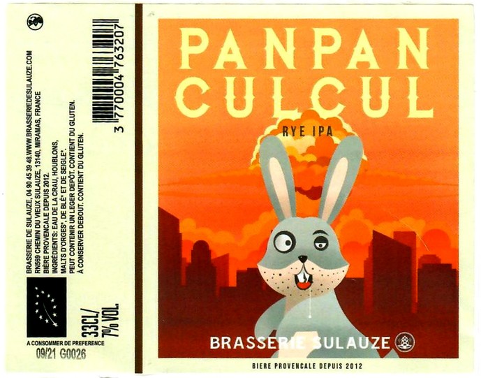 etiquette BRASSERIE DE SULAUZE 21