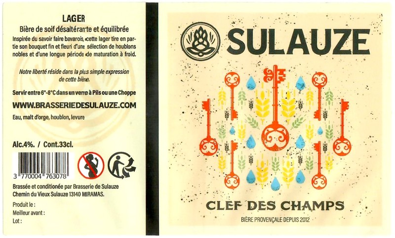Etiquette BRASSERIE DE SULAUZE 32
