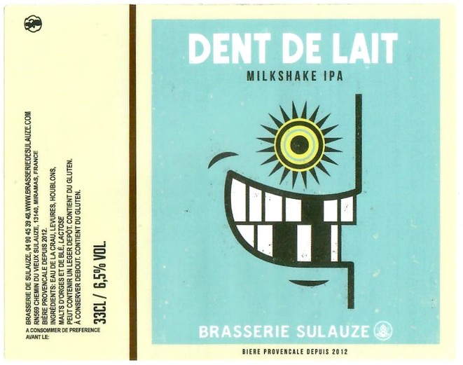 Etiquette BRASSERIE DE SULAUZE 33