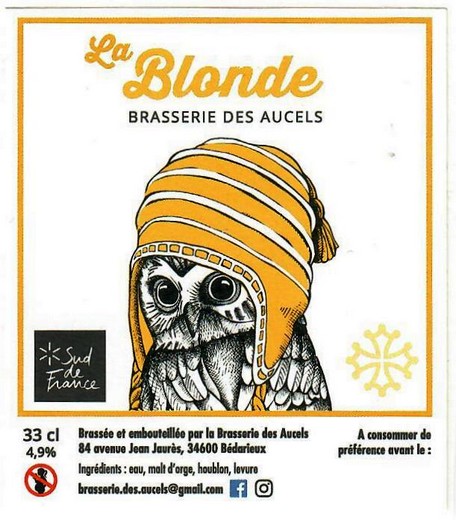 etiquette BRASSERIE DES AUCELS 14