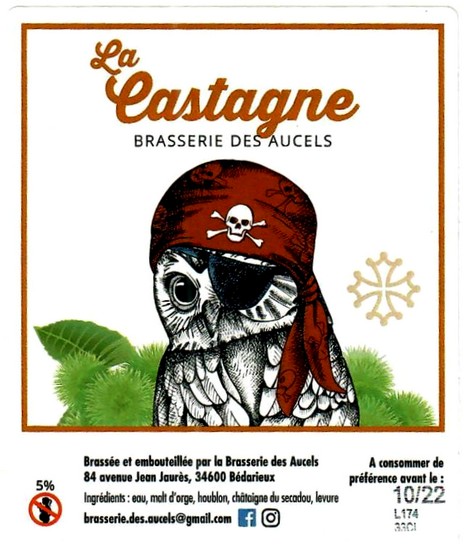 Etiquette BRASSERIE DES AUCELS 24