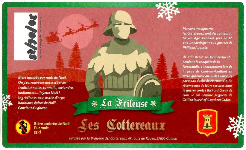 Etiquette BRASSERIE DES COTTEREAUX 09