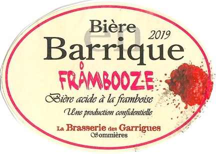 Etiquette BRASSERIE DES GARRIGUES 68