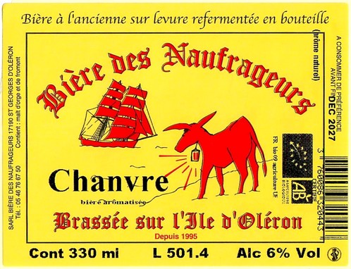 Etiquette BRASSERIE DES NAUFRAGEURS 30