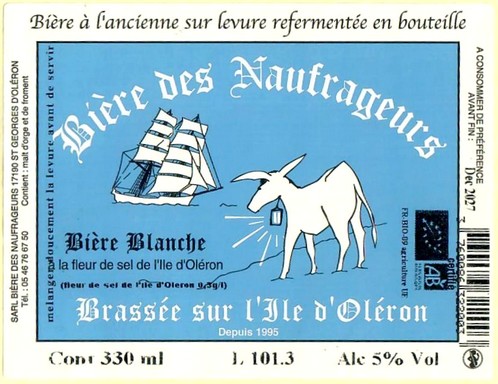 Etiquette BRASSERIE DES NAUFRAGEURS 38