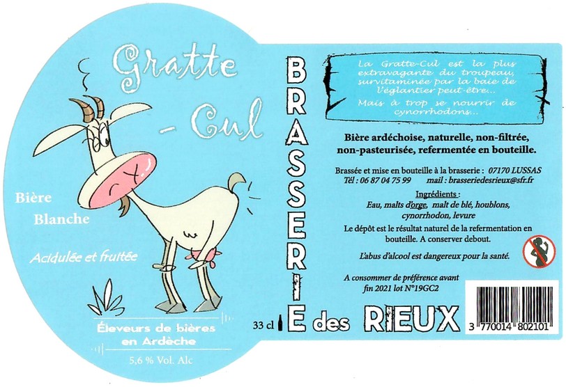 Etiquette BRASSERIE DES RIEUX 28