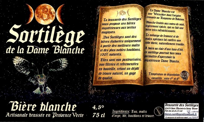 Etiquette BRASSERIE DES SORTILEGES 05
