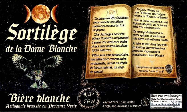 Etiquette BRASSERIE DES SORTILEGES 10