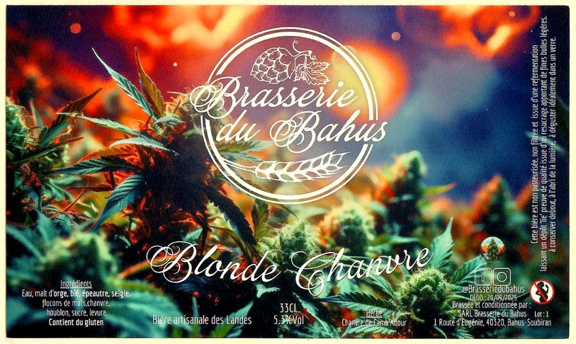 Etiquette BRASSERIE DU BAHUS 38