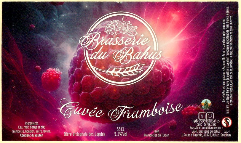 Etiquette BRASSERIE DU BAHUS 40