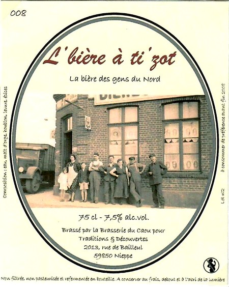 etiquette BRASSERIE DU CAOU 99