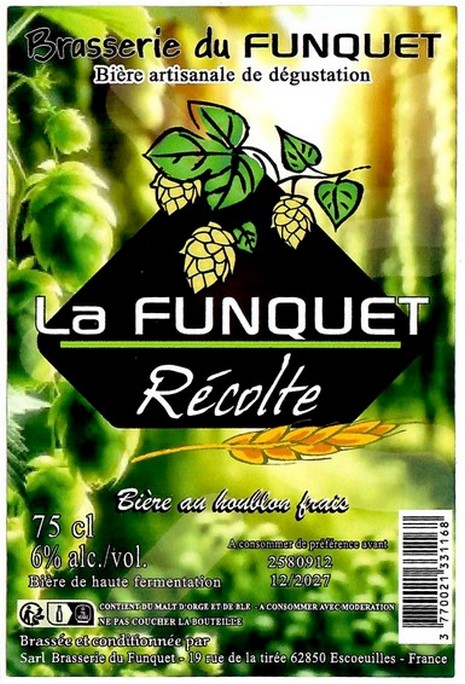 Etiquette BRASSERIE DU FUNQUET 27