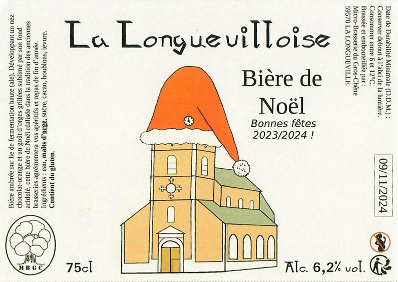 Etiquette BRASSERIE DU GROS CHENE 10