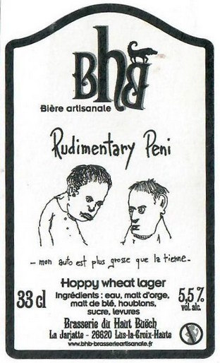 Etiquette BRASSERIE DU HAUT BUECH 20