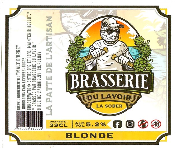 Etiquette BRASSERIE DU LAVOIR 09