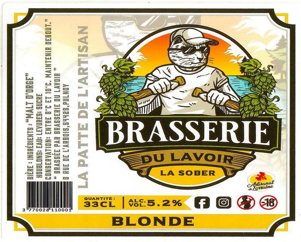 Etiquette BRASSERIE DU LAVOIR 13