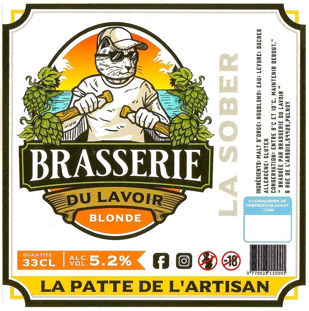Etiquette BRASSERIE DU LAVOIR 15