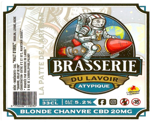 Etiquette BRASSERIE DU LAVOIR 16