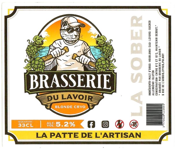 Etiquette BRASSERIE DU LAVOIR 19