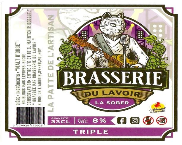 Etiquette BRASSERIE DU LAVOIR 28