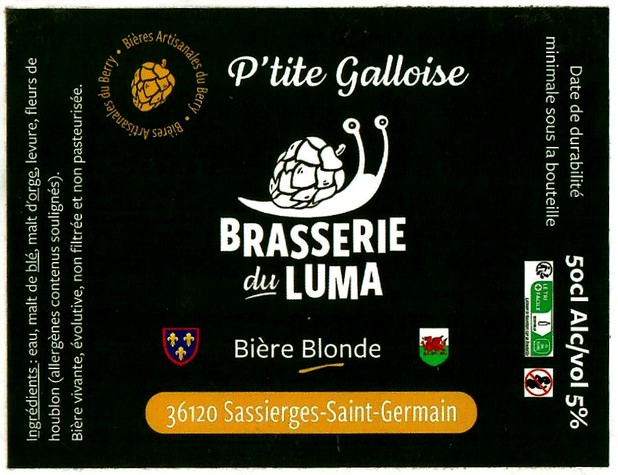 Etiquette BRASSERIE DU LUMA 13 Etiquette BRASSERIE DU LUMA 13