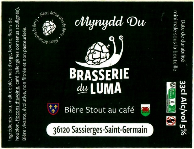 Etiquette BRASSERIE DU LUMA 16 Etiquette BRASSERIE DU LUMA 16