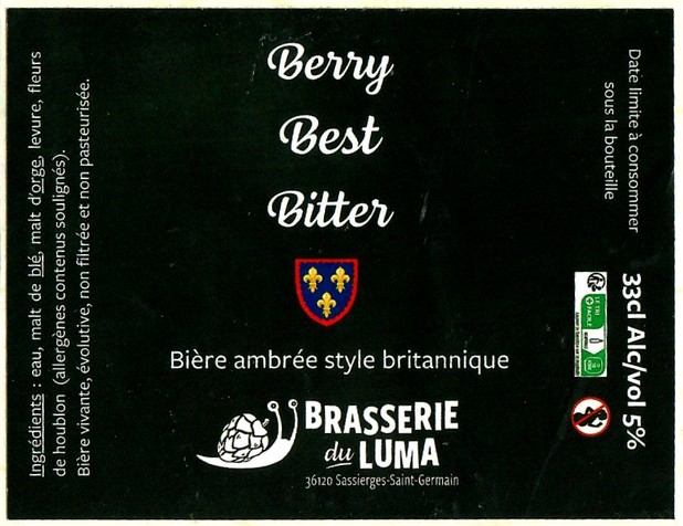 Etiquette BRASSERIE DU LUMA 35 Etiquette BRASSERIE DU LUMA 35