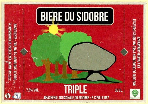 Etiquette BRASSERIE DU SIDOBRE 02