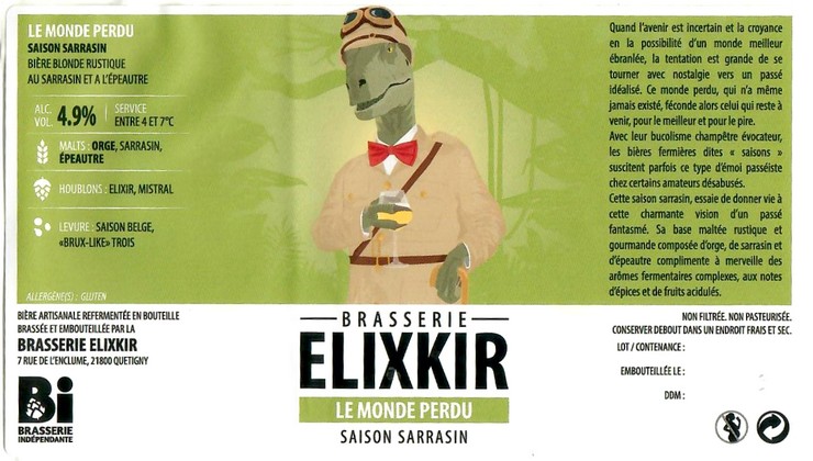 Etiquette BRASSERIE ELIXKIR 46