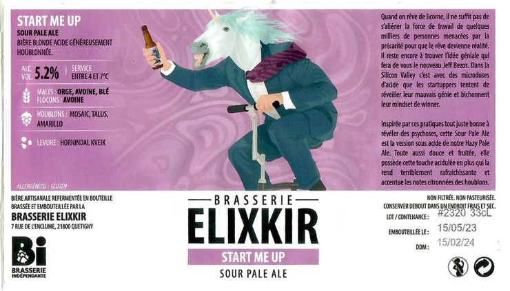 Etiquette BRASSERIE ELIXKIR 48