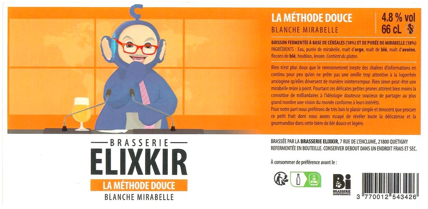 Etiquette BRASSERIE ELIXKIR 60