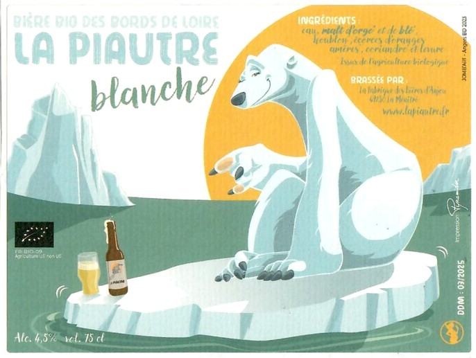 Etiquette BRASSERIE FABRIQUE BIERES ANJOU 79