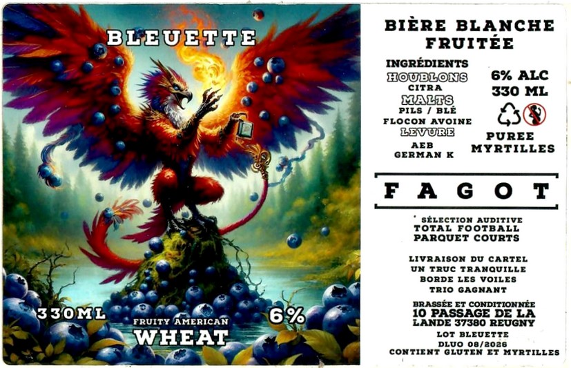 Etiquette BRASSERIE FAGOT 22