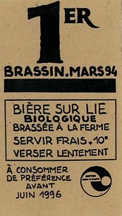 Etiquette BRASSERIE GARLAND 17B