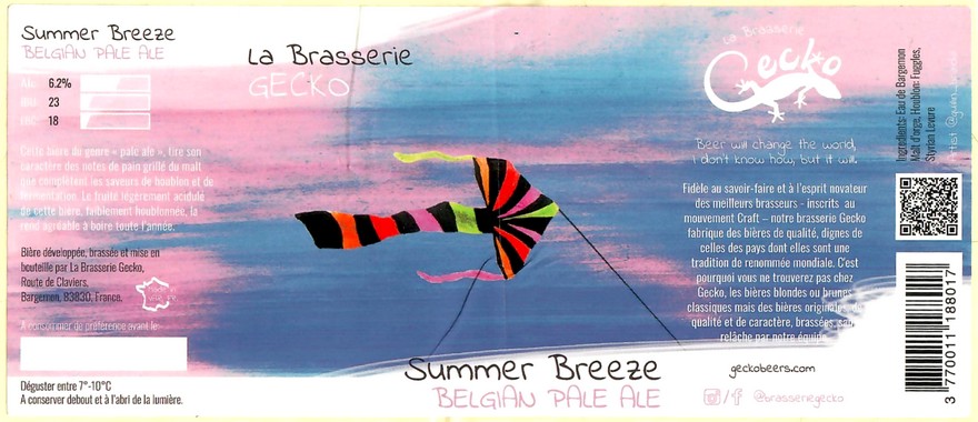 Etiquette BRASSERIE GECKO 02