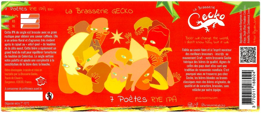 Etiquette BRASSERIE GECKO 03