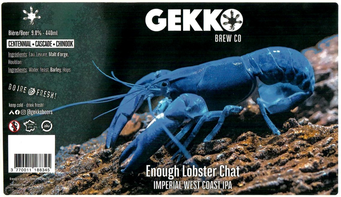 Etiquette BRASSERIE GEKKO 01